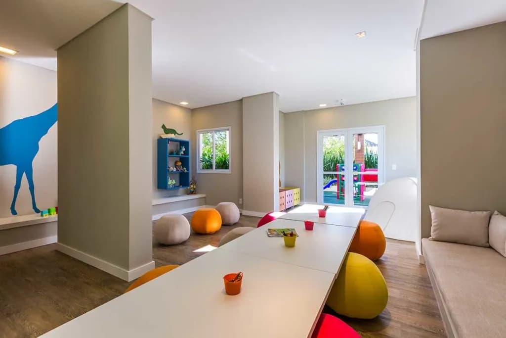 Perspectiva ilustrada da brinquedoteca