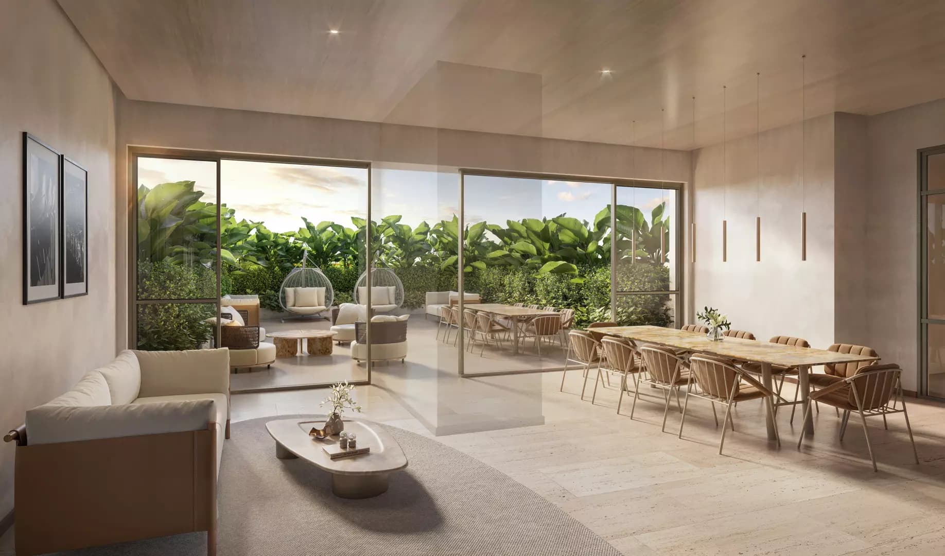 Perspectiva ilustrada do private house