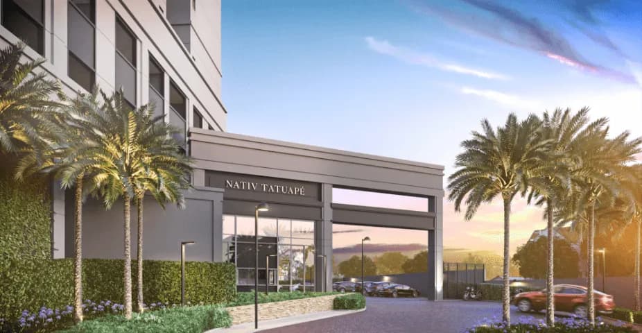 Perpectiva ilustrada da entrada