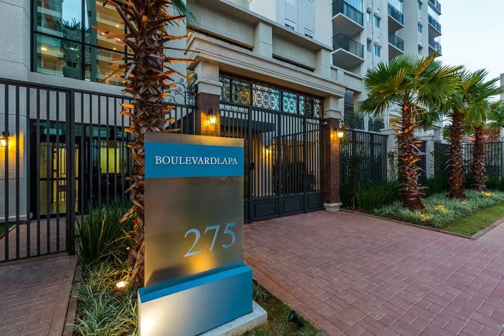 Perspectiva ilustrada da entrada social