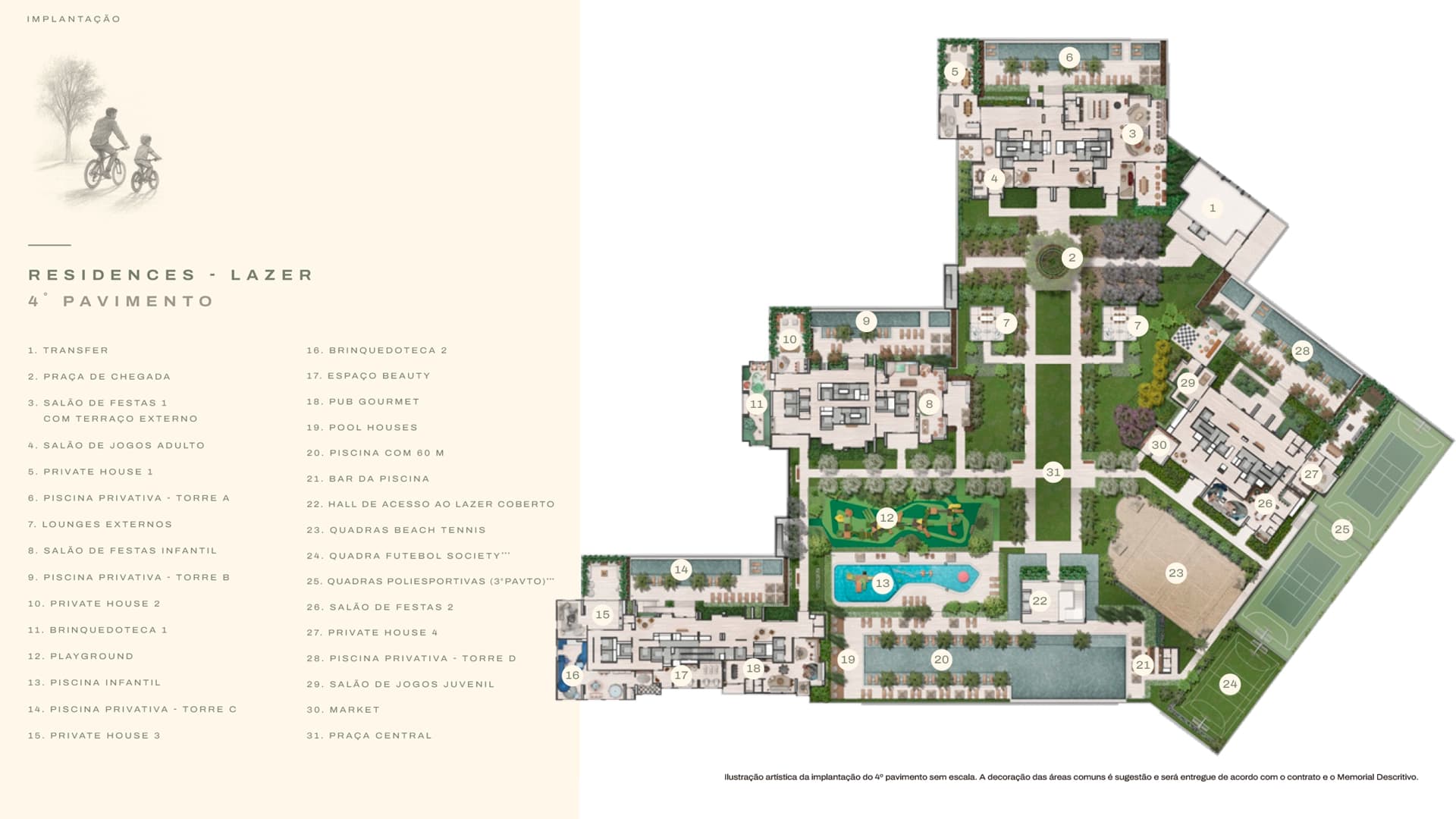 Implantacao Lazer 4 Pavimento