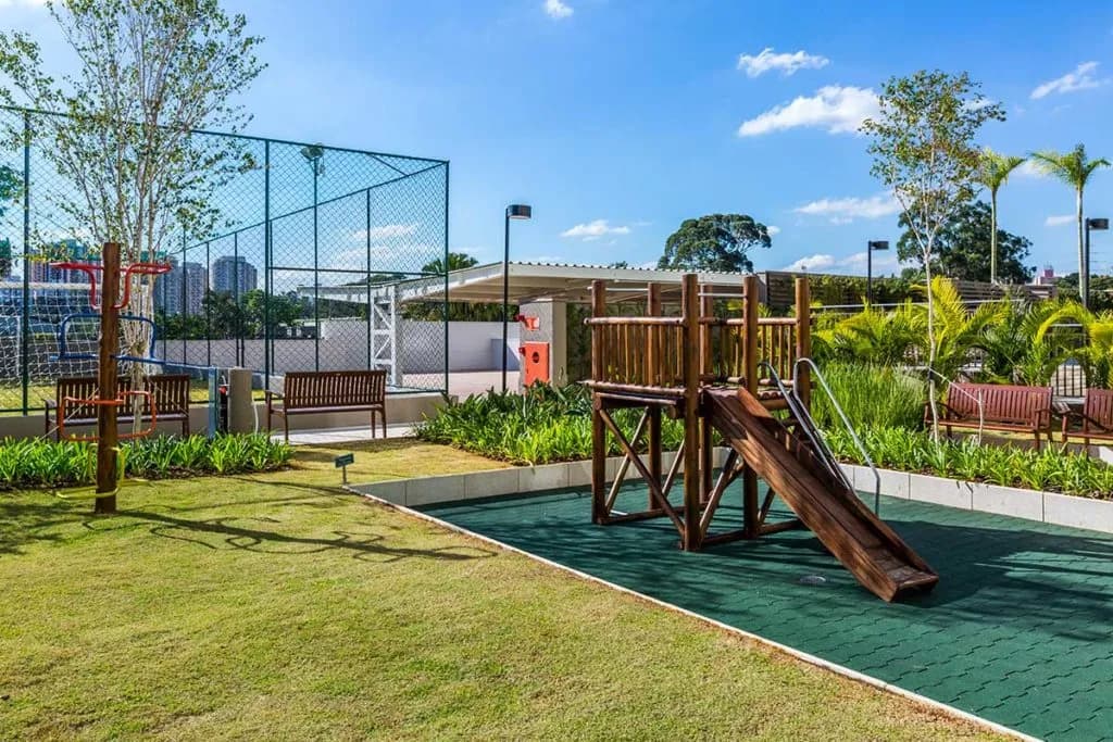 Perspectiva ilustrada do playground