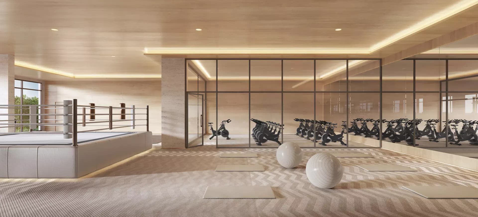 Perspectiva ilustrada do fitness