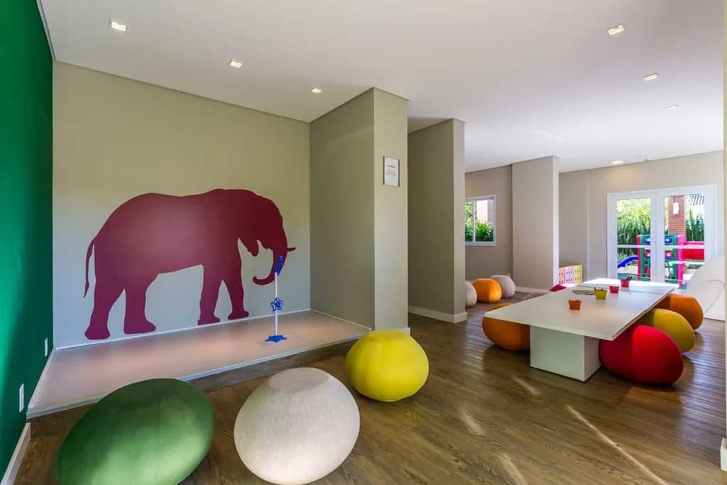 Perspectiva ilustrada da brinquedoteca