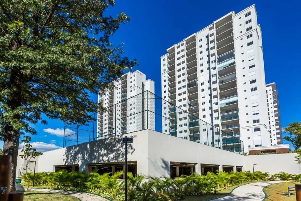 Perspectiva ilustrada da fachada