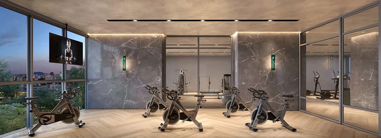 Perspectiva ilustrada do spninning