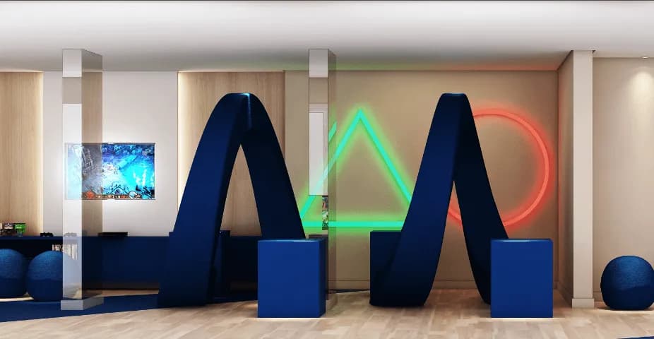 Perspectiva ilustrada da brinquedoteca