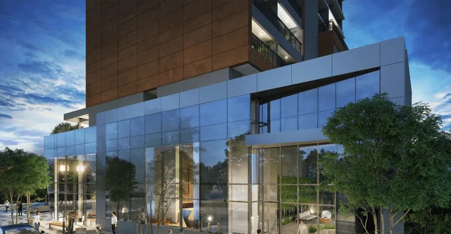 Perspectiva ilustrada da fachada