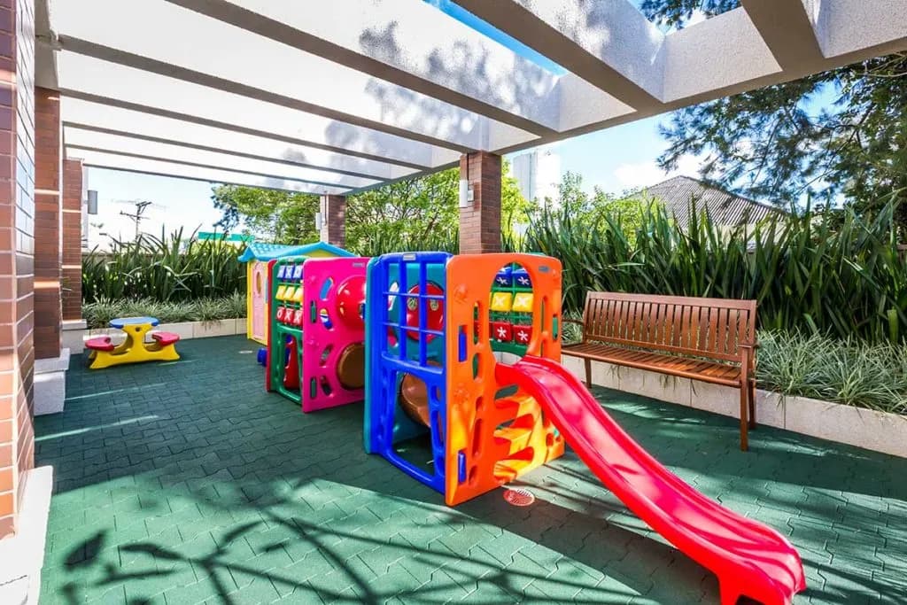 Perspectiva ilustrada do playground