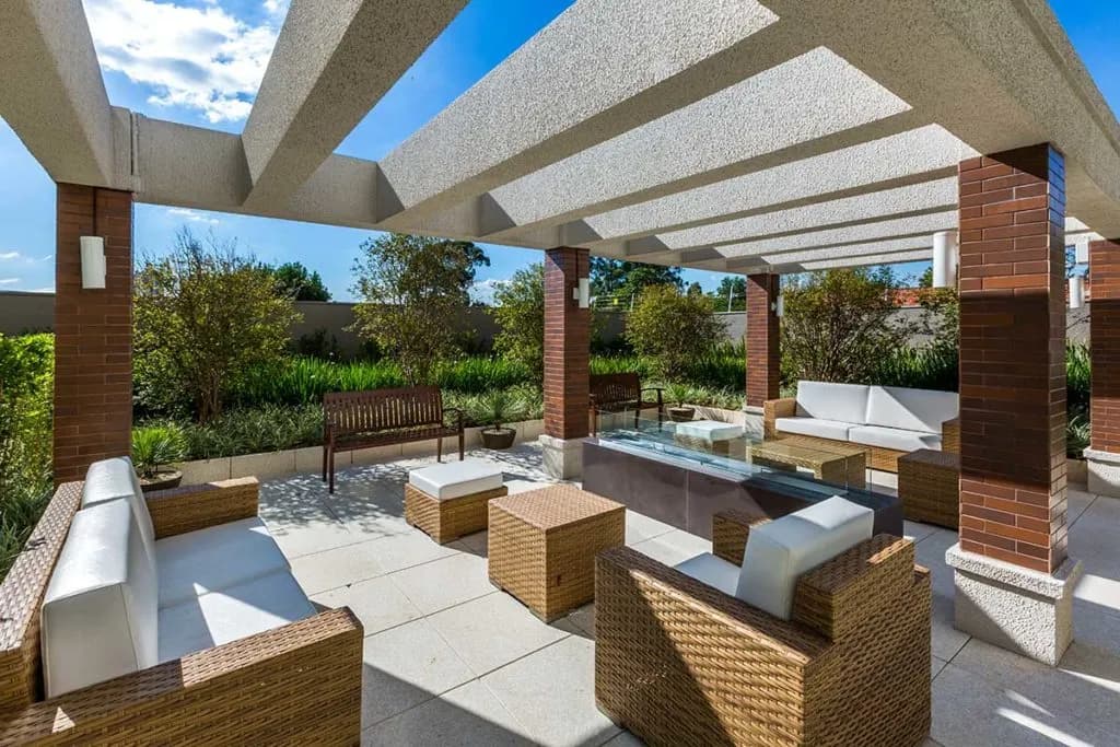 Perspectiva ilustrada do espaço gourmet