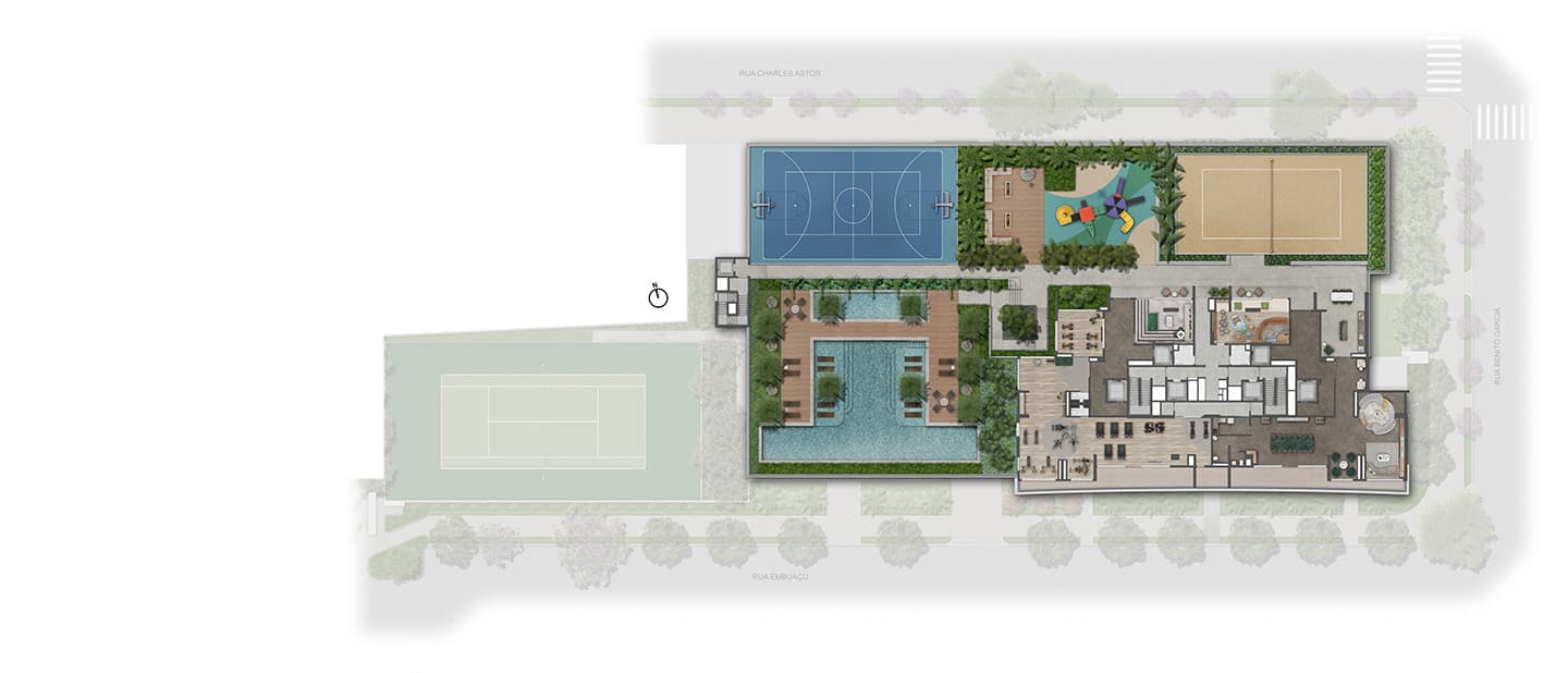 Implantação 4° pavimento