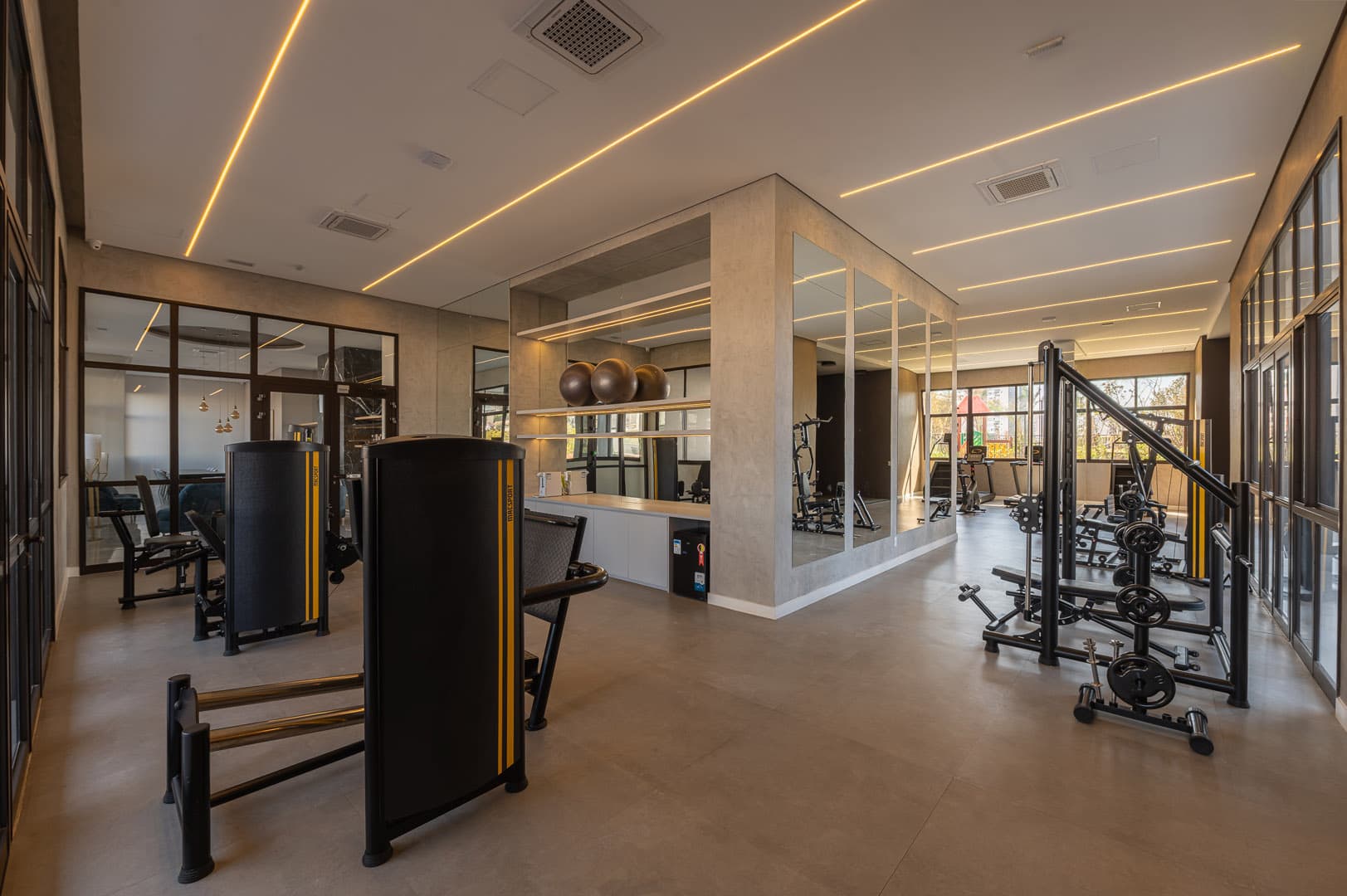 Perspectiva ilustrada da academia