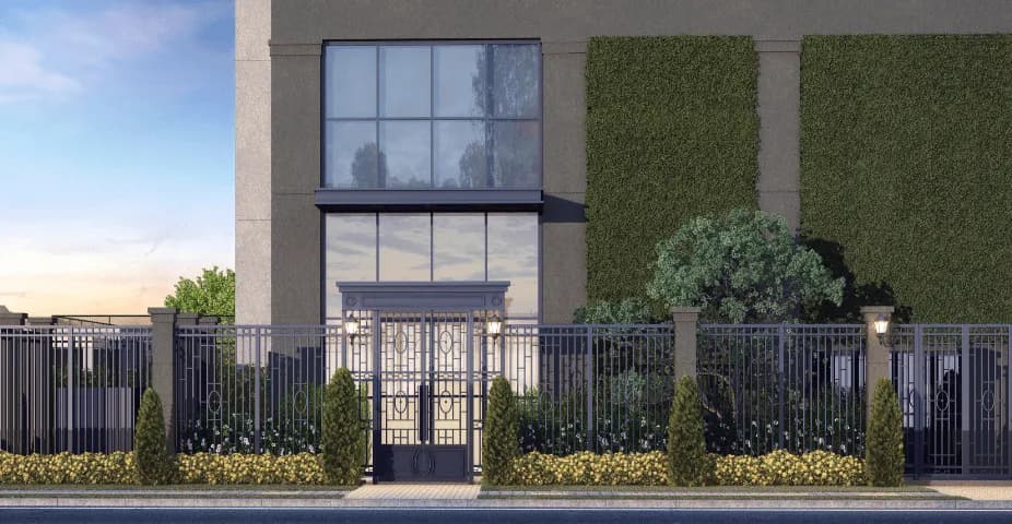 Perspectiva ilustrada da fachada