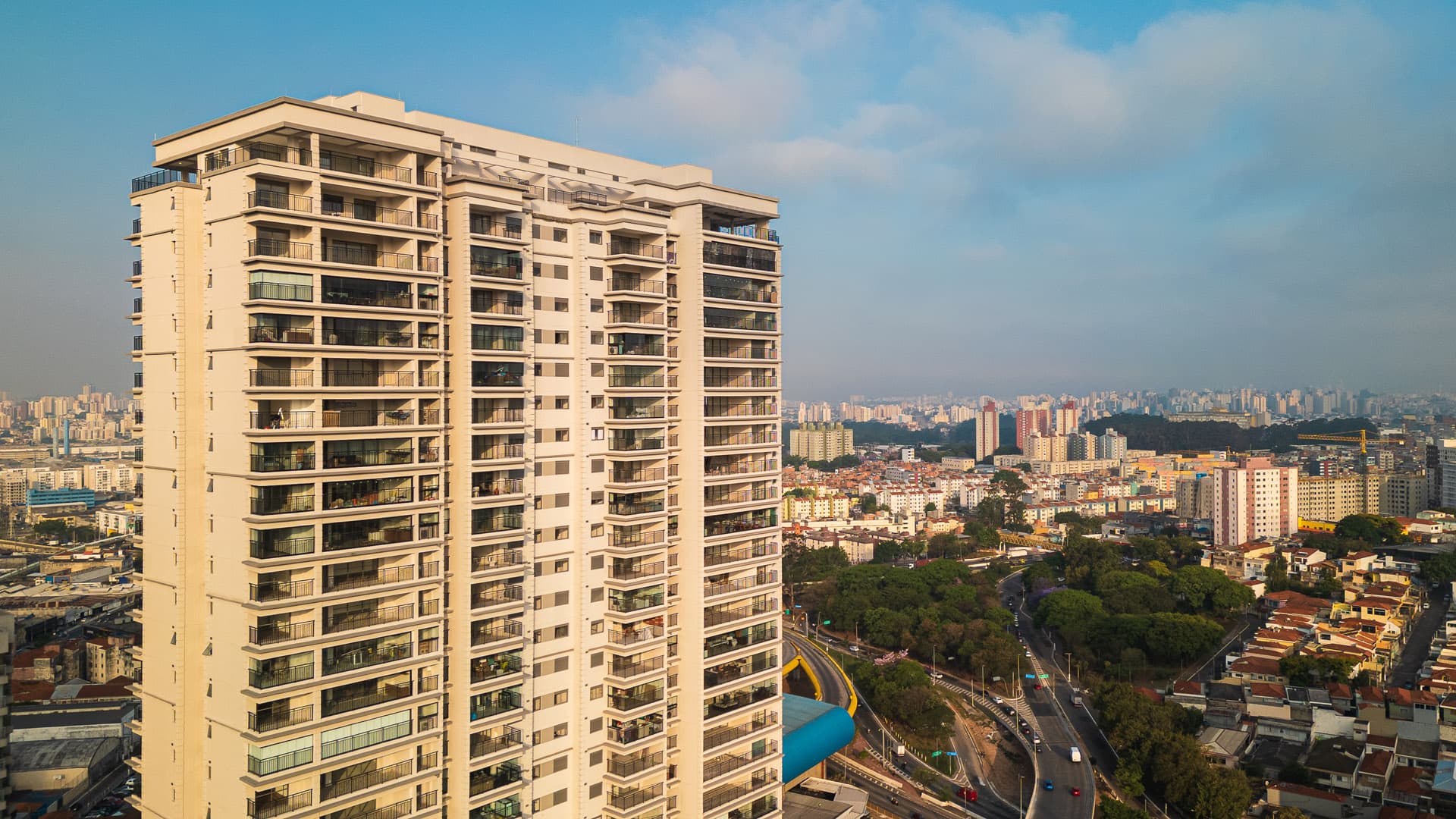 Perspectiva ilustrada da fachada