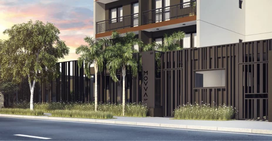 Perspectiva ilustrada da fachada