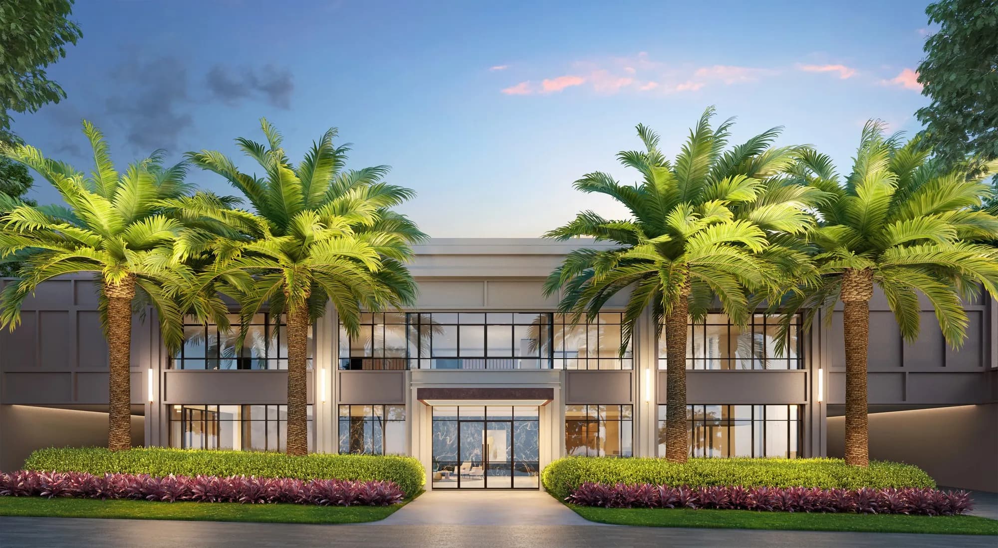 Perspectiva ilustrada do acesso