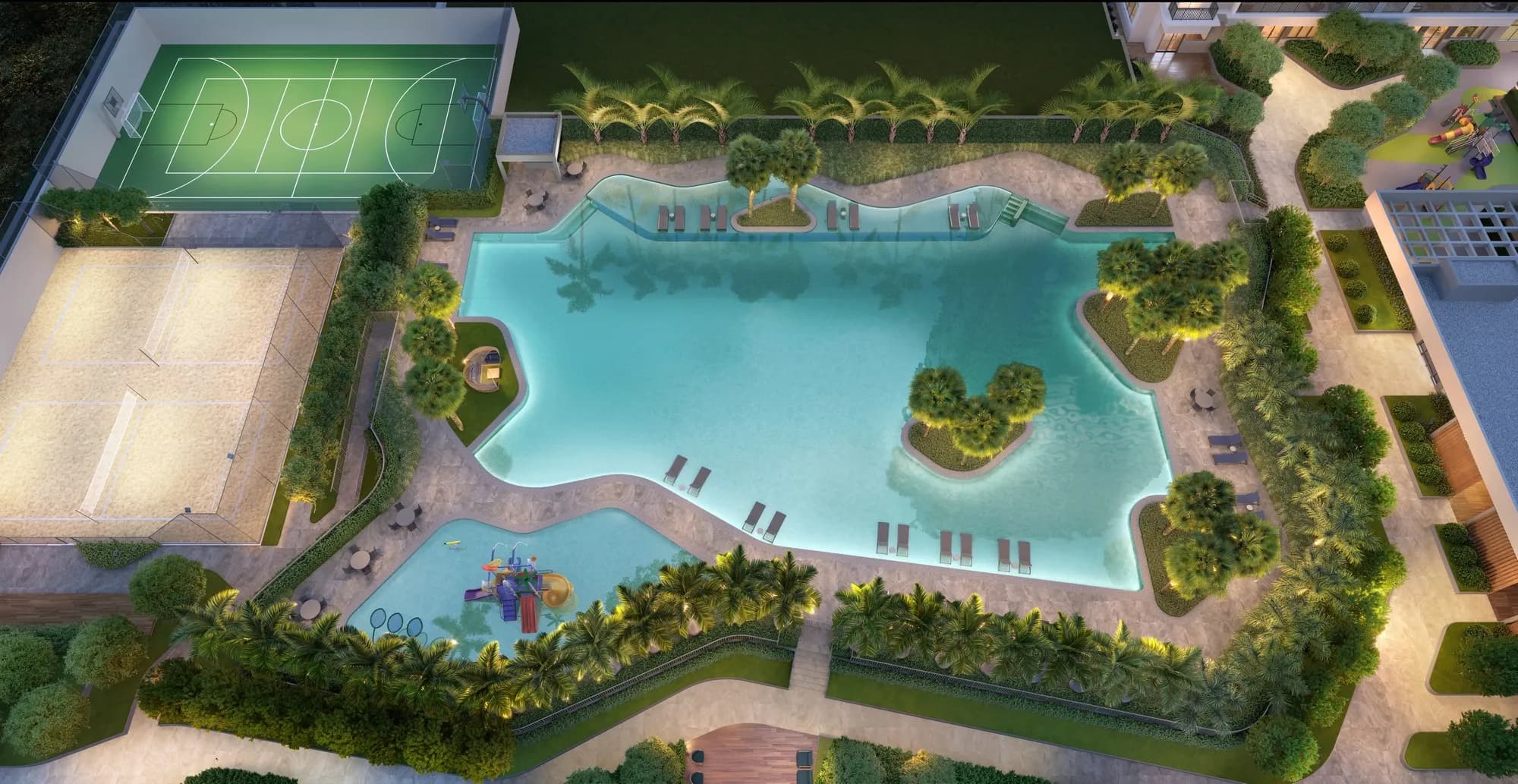 Perspectiva ilustrada do voo lazer