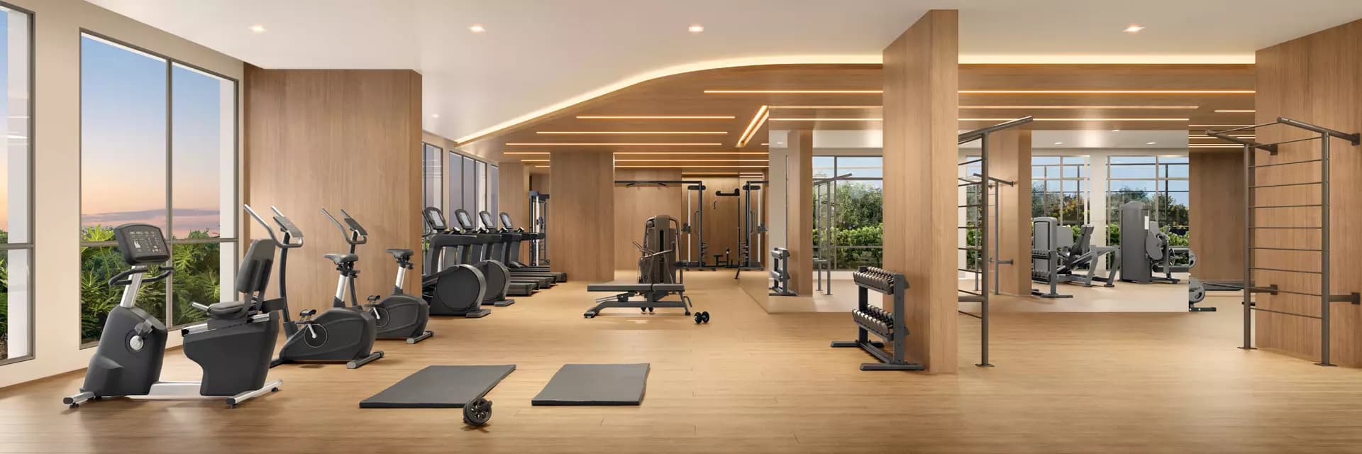 Perspectiva ilustrada do Fitness