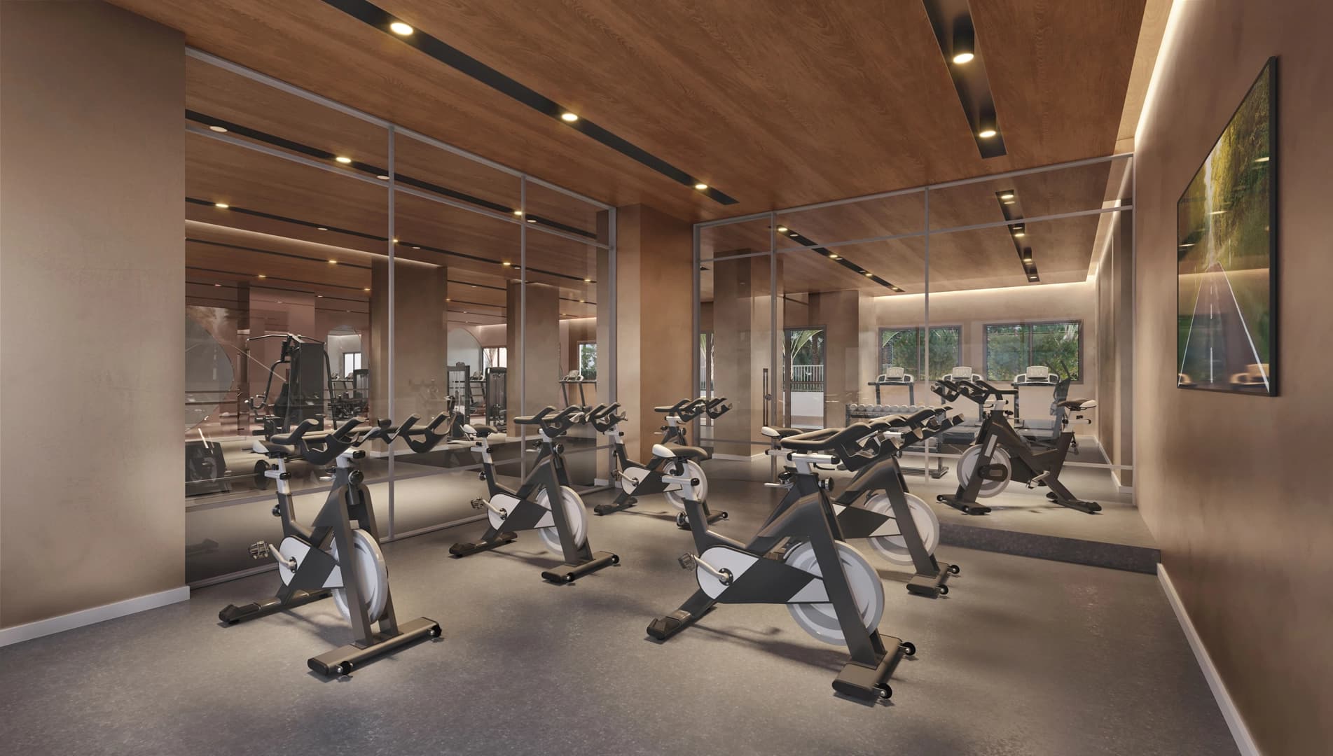 Perspectiva ilustrada do Spinning