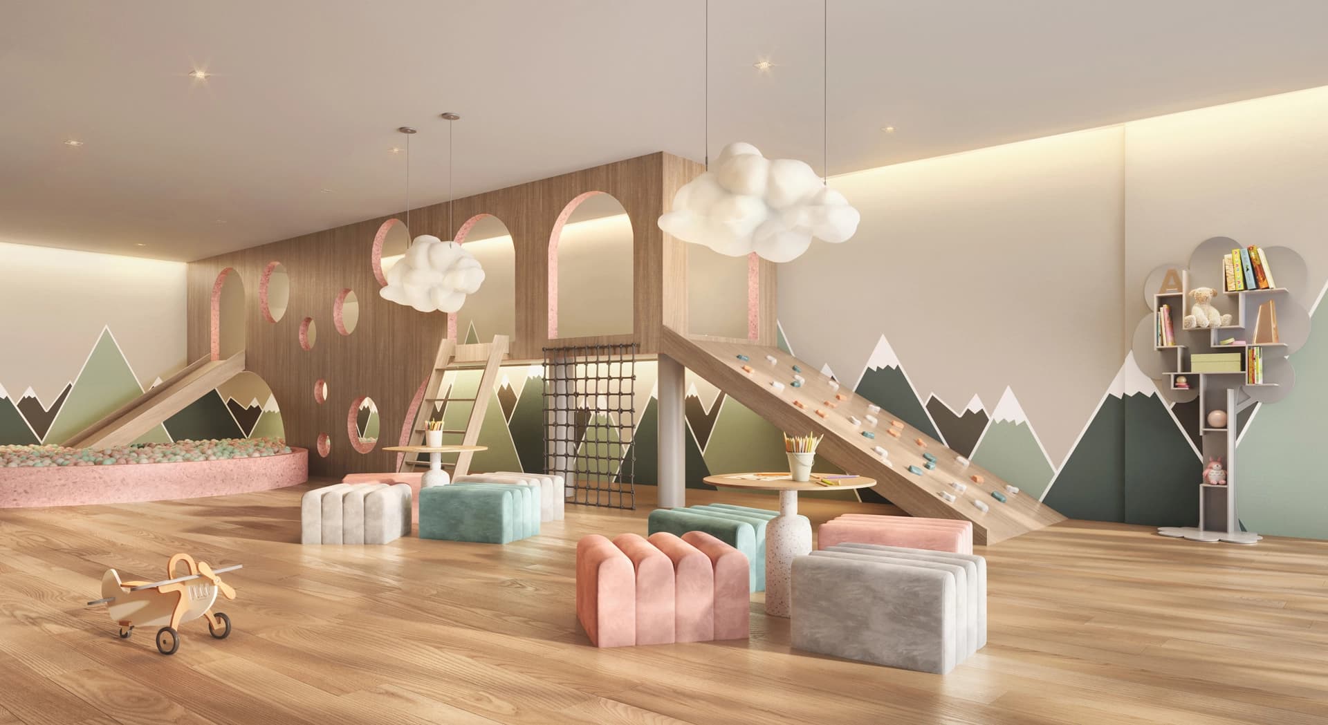 Perspectiva ilustrada da Brinquedoteca