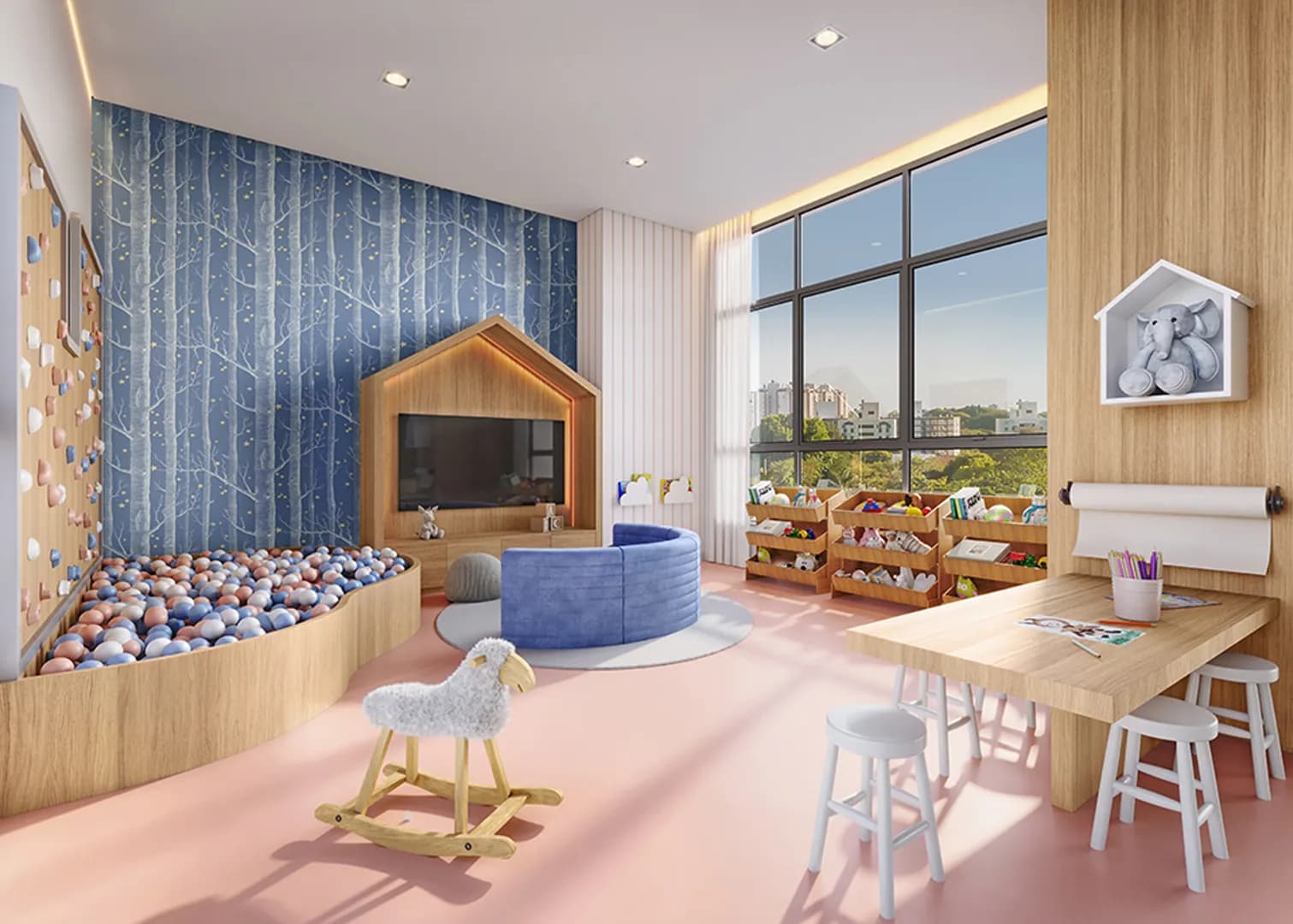 PERSPECTIVA ILUSTRADA DA BRINQUEDOTECA