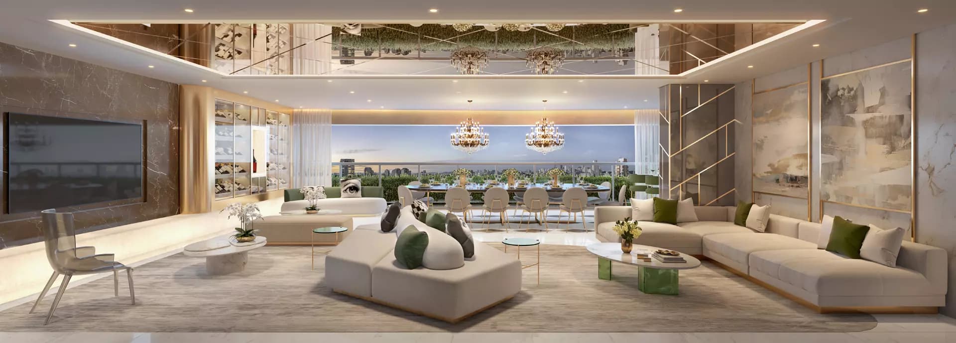 Apartamento decorado 250m