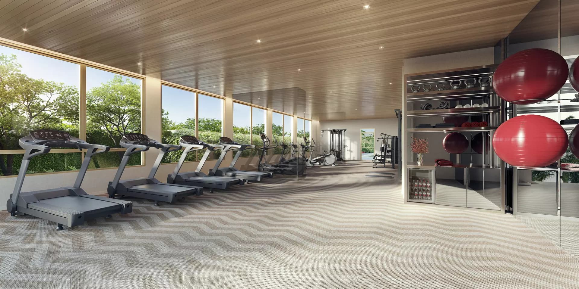 Perspectiva ilustrada do Fitness