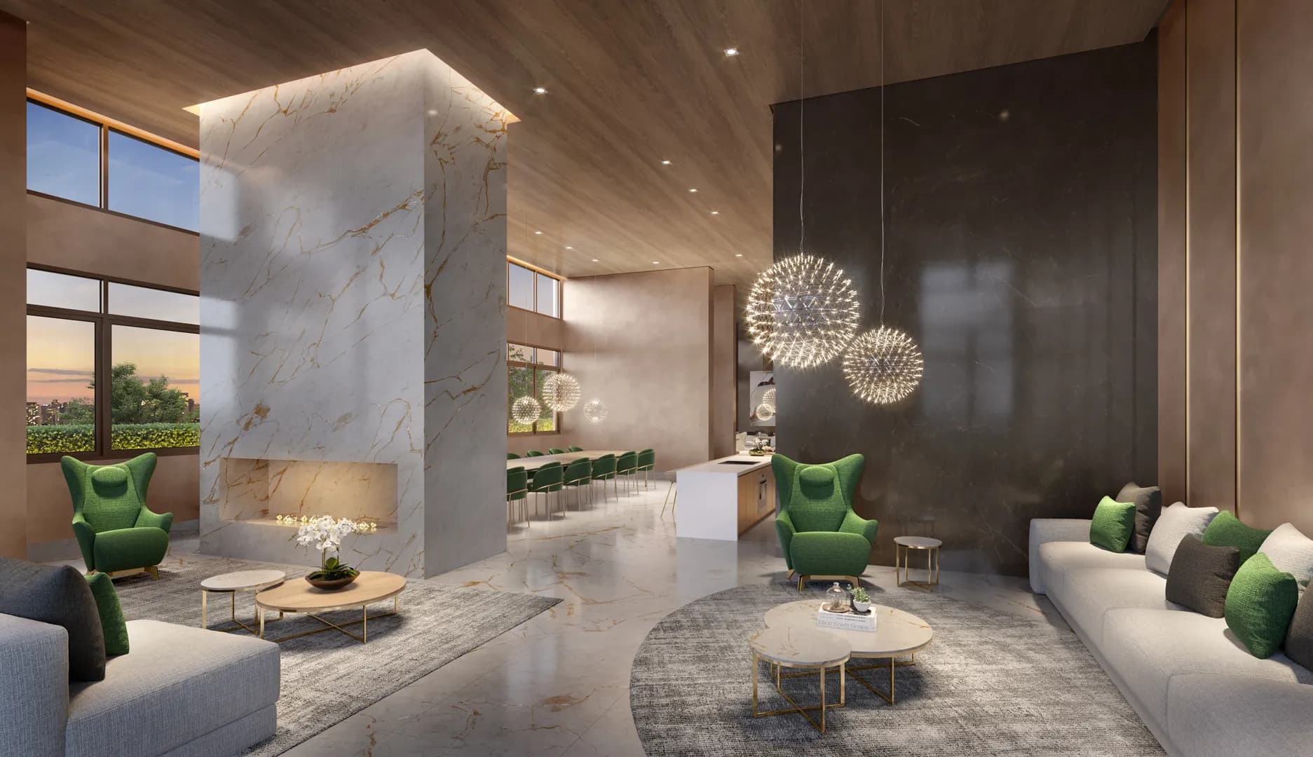 PERSPECTIVA ILUSTRADA DO ESPAÇO GOURMET