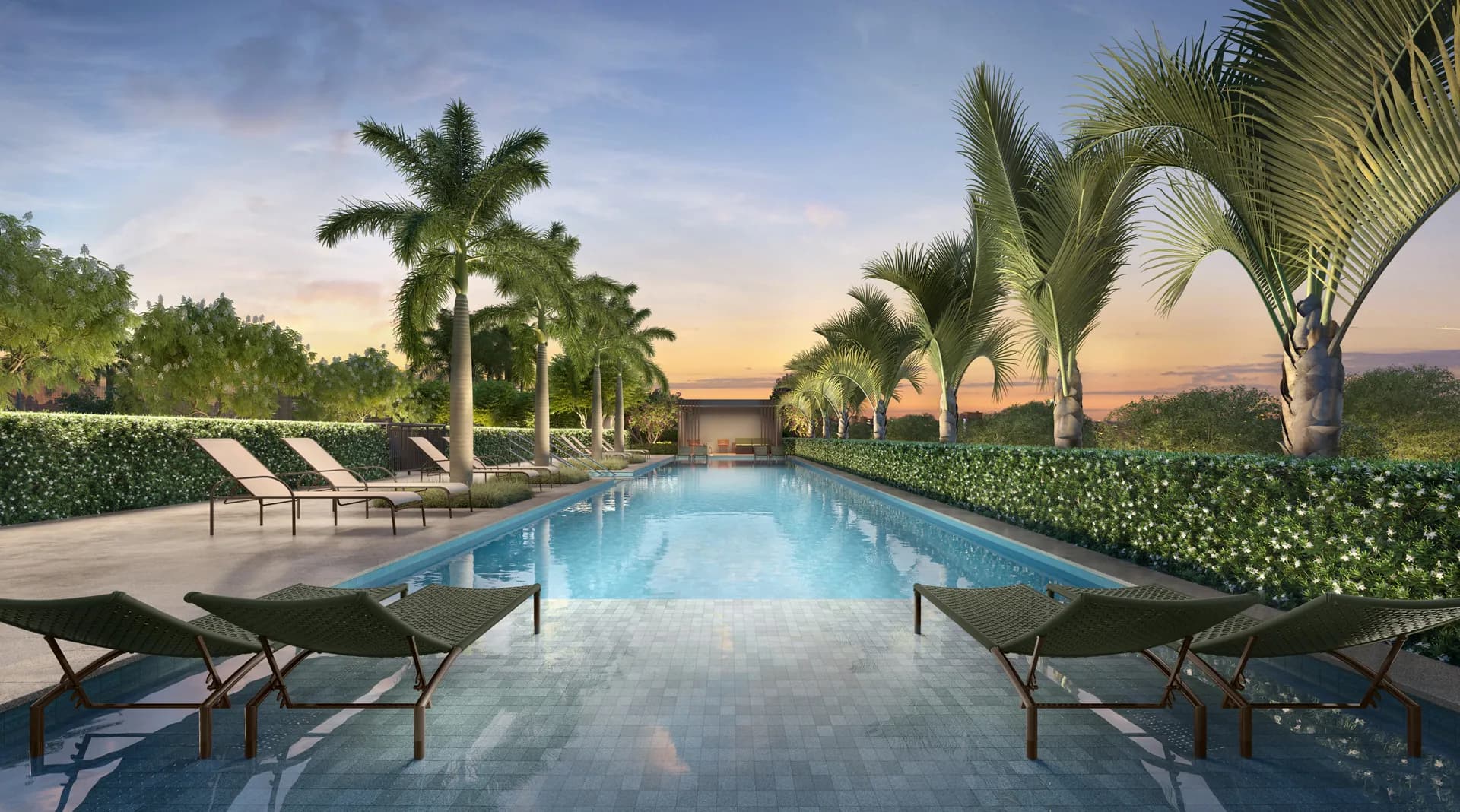 PERSPECTIVA ILUSTRADA DA PISCINA COM RAIA DE 25 M