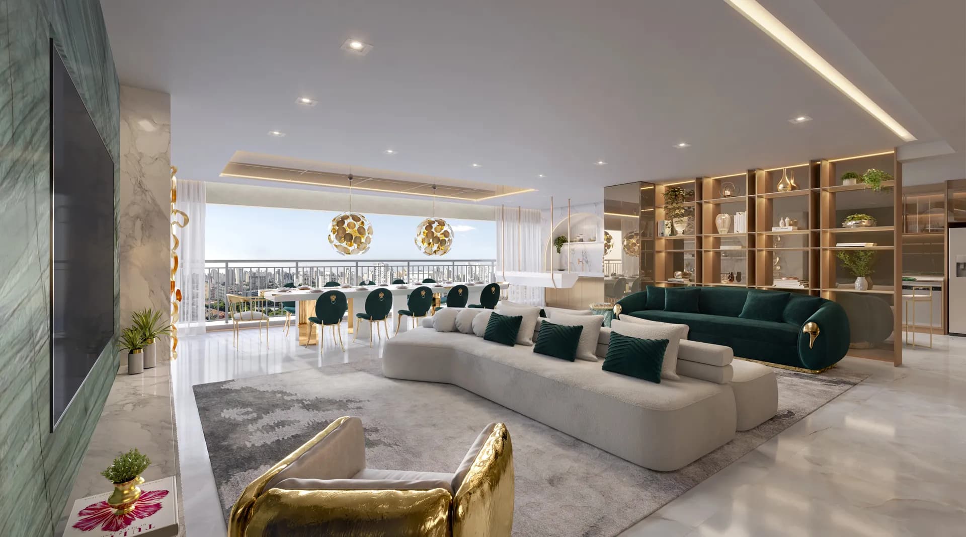 Living decorado 199m