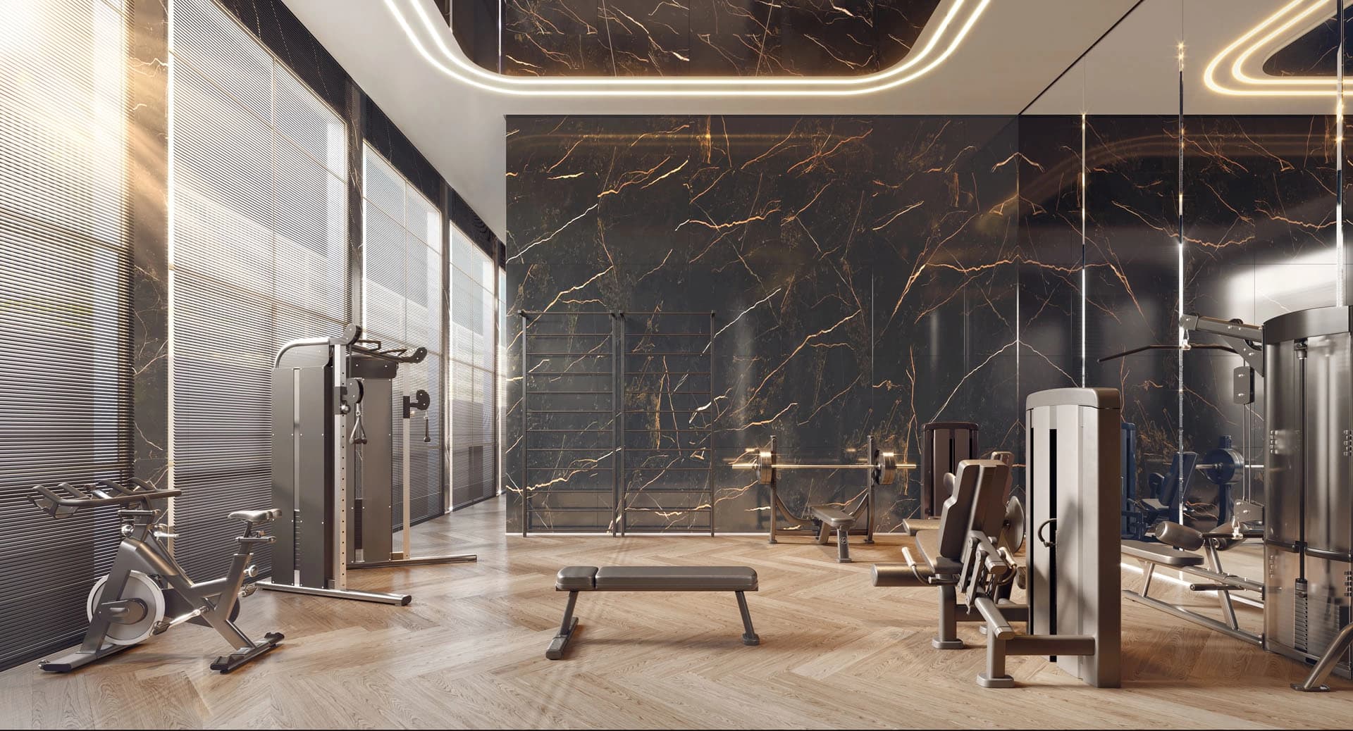 Perspectiva ilustrada do Fitness