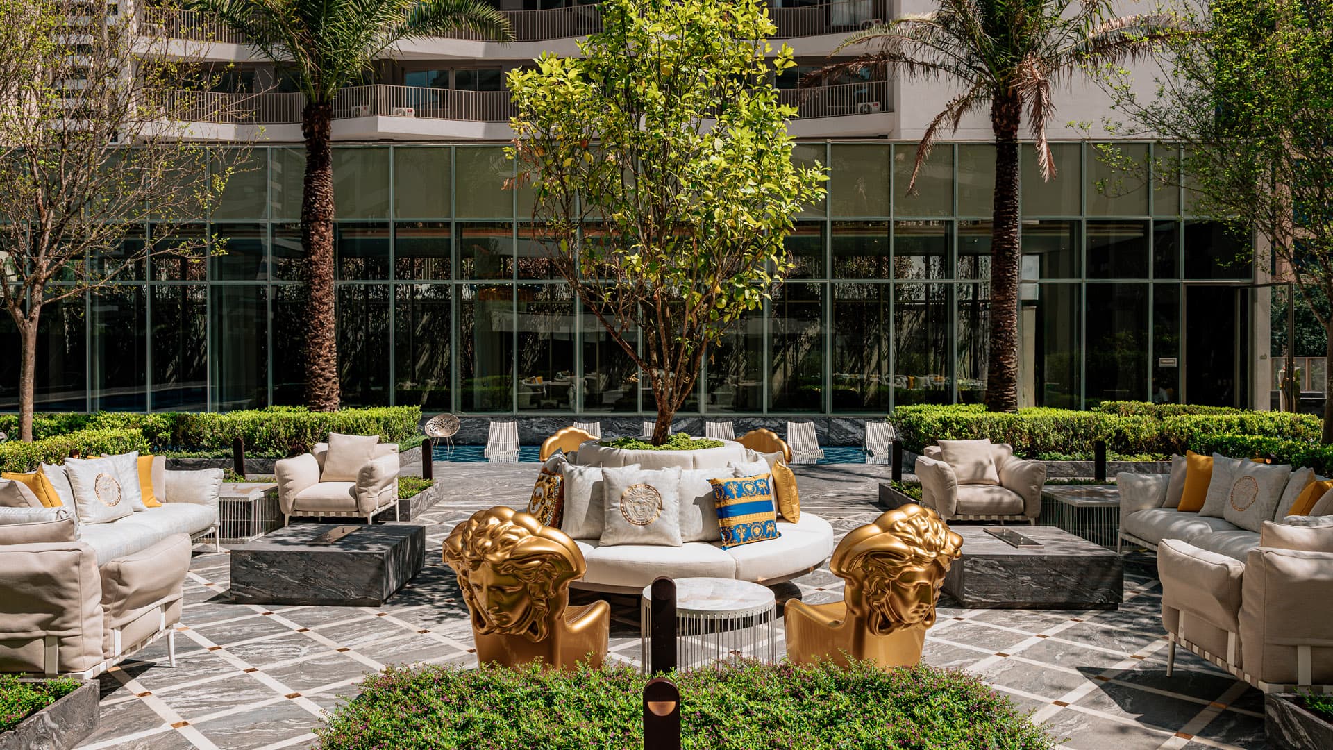 Foto da praça central