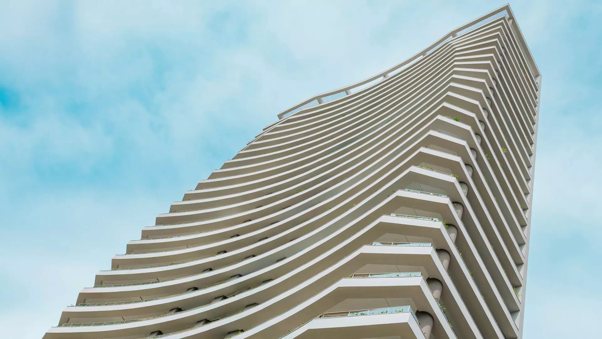 Foto do detalhe da fachada