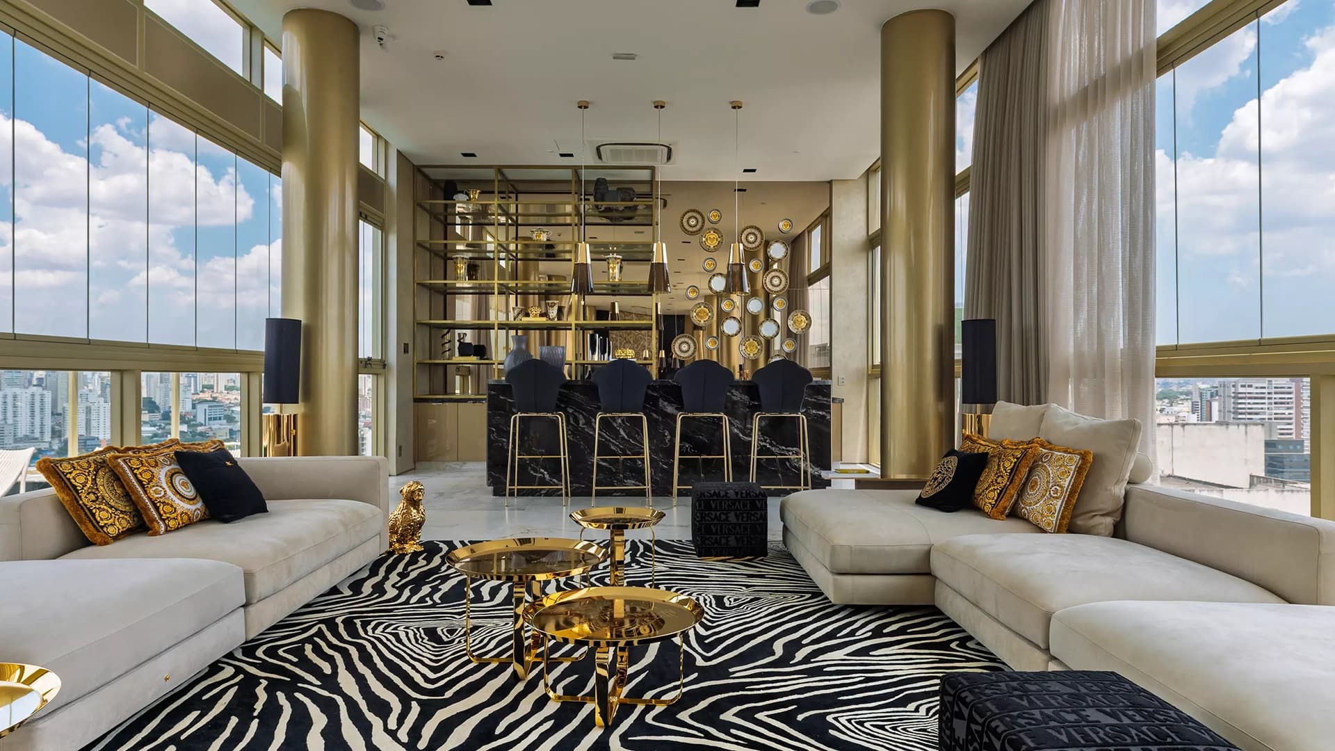 Foto do Salão de Festas do Rooftop