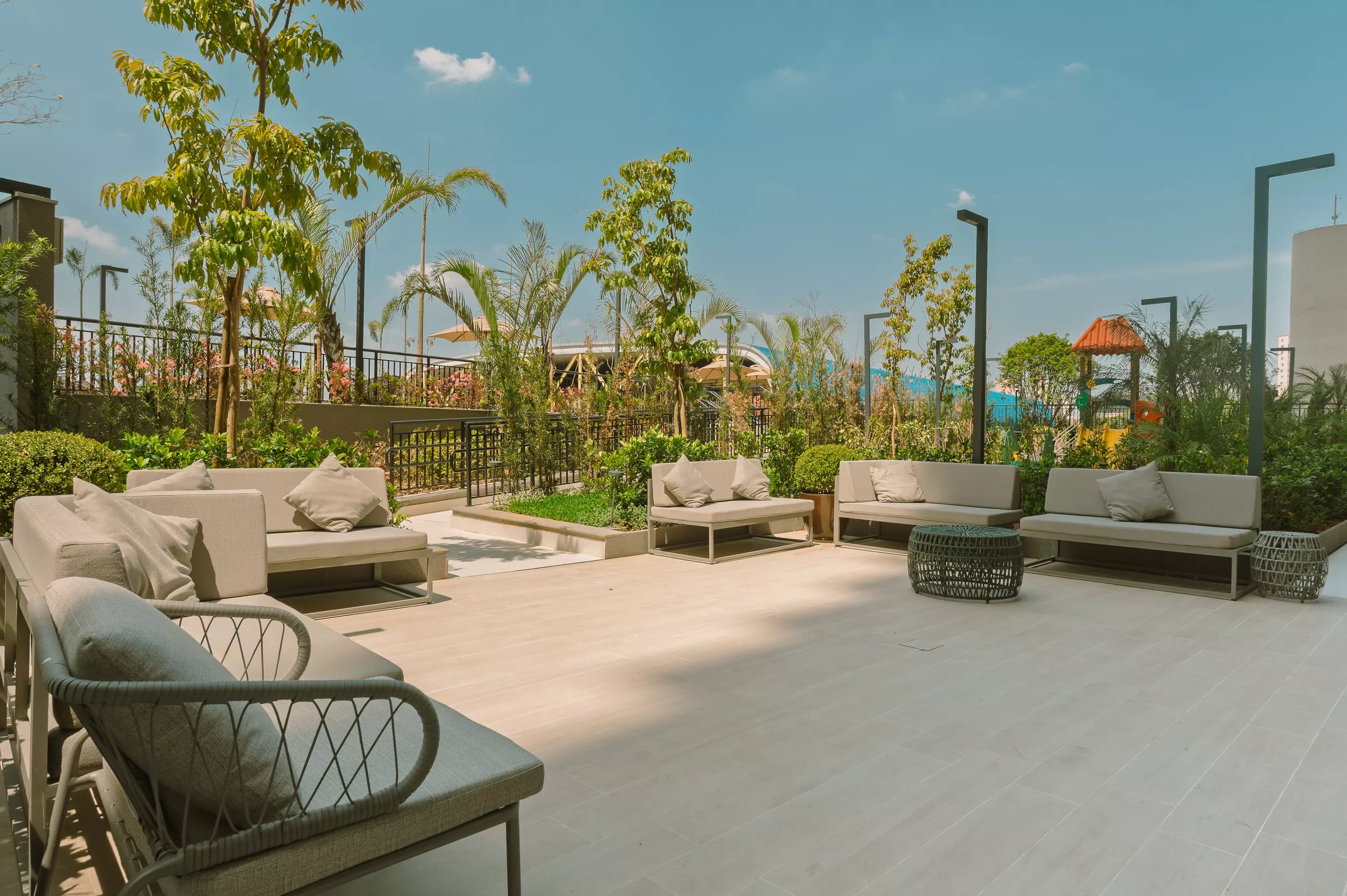 Foto da praça central