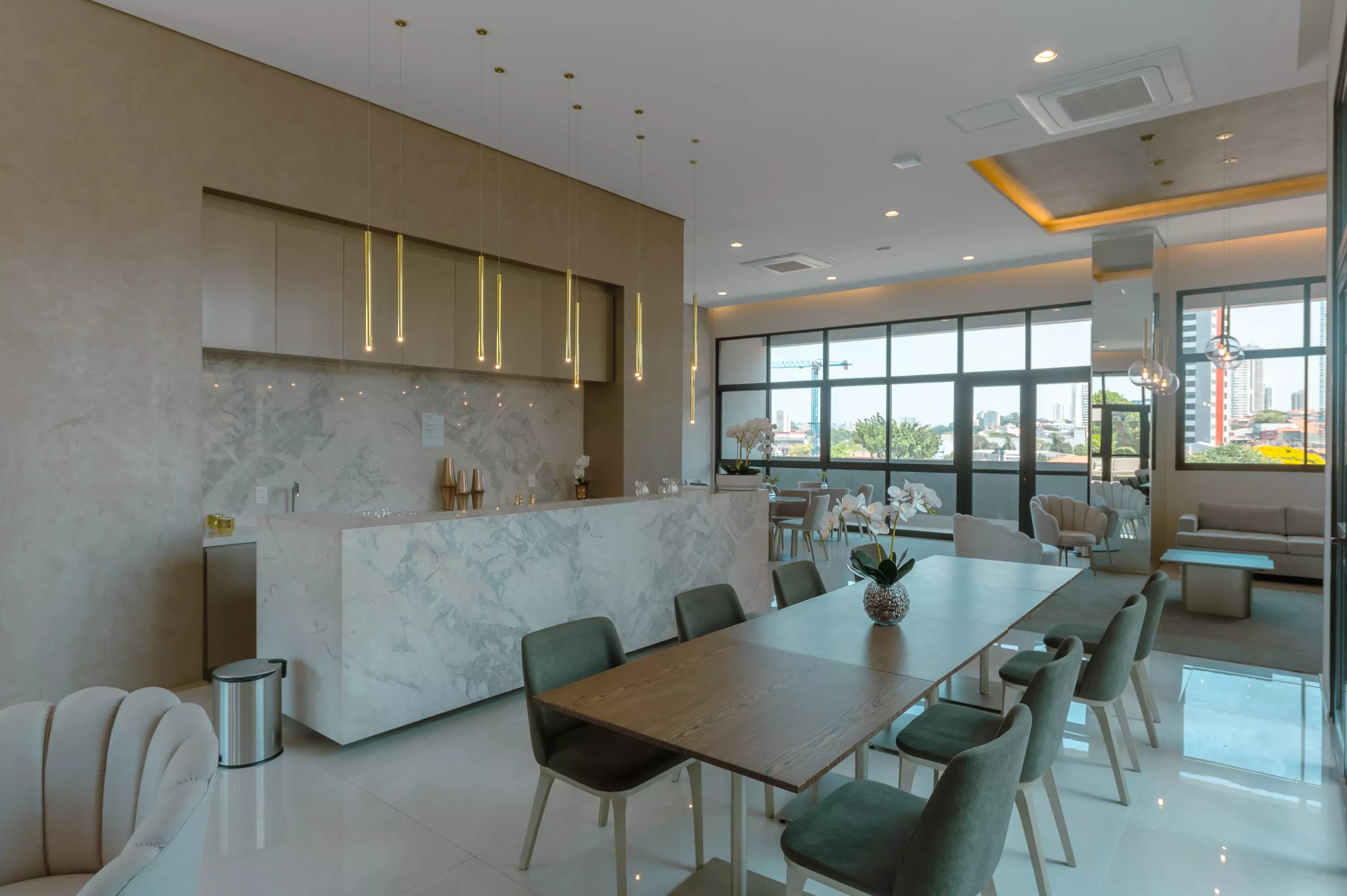 Foto do salão de festas